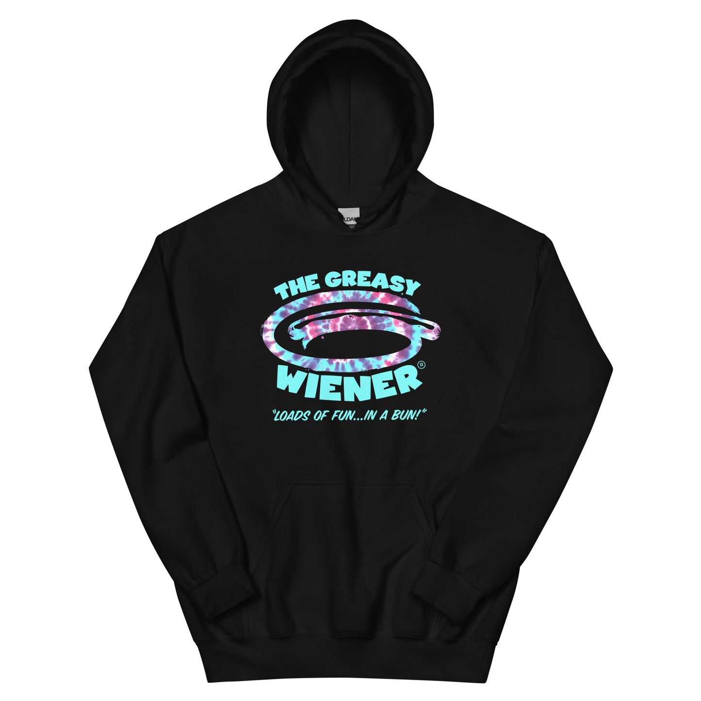 Hoodie | TGW Tie Dye | Black/Red