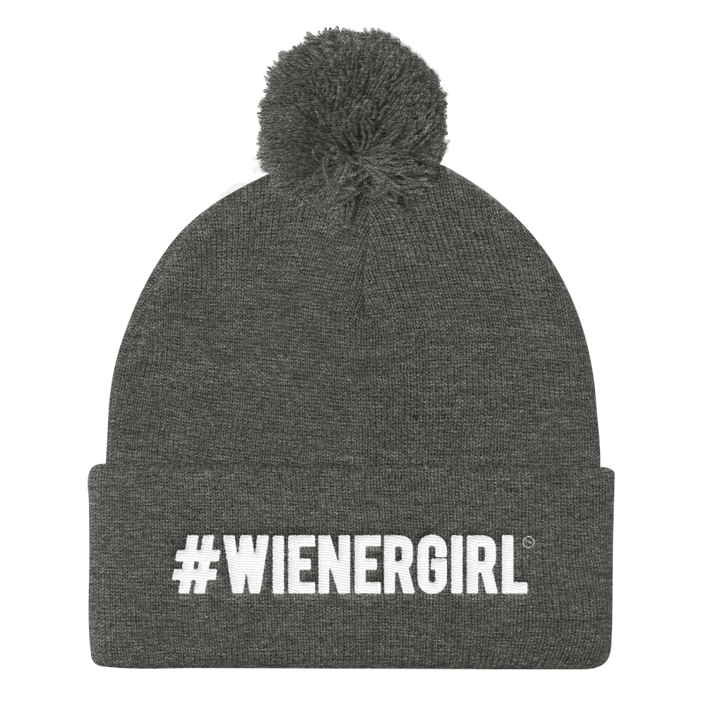 Women's | #WIENERGIRL | Pom Pom Knit Cap