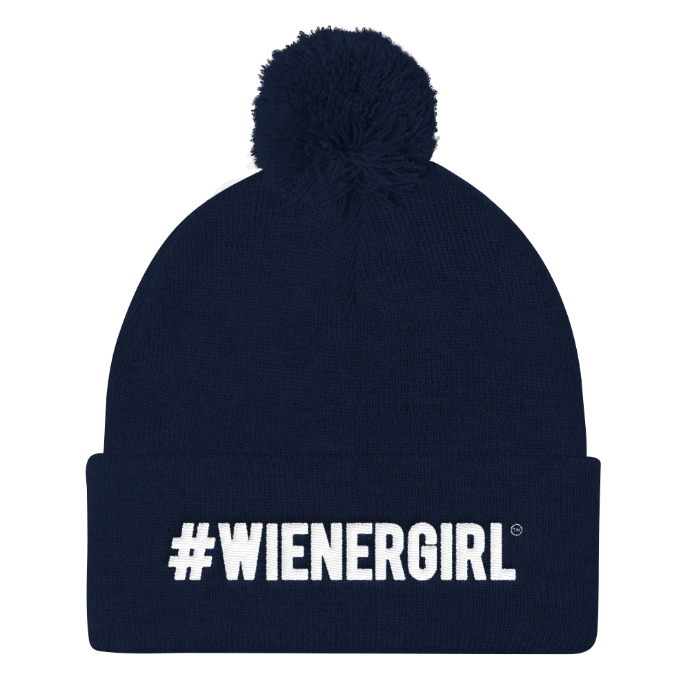 Women's | #WIENERGIRL | Pom Pom Knit Cap