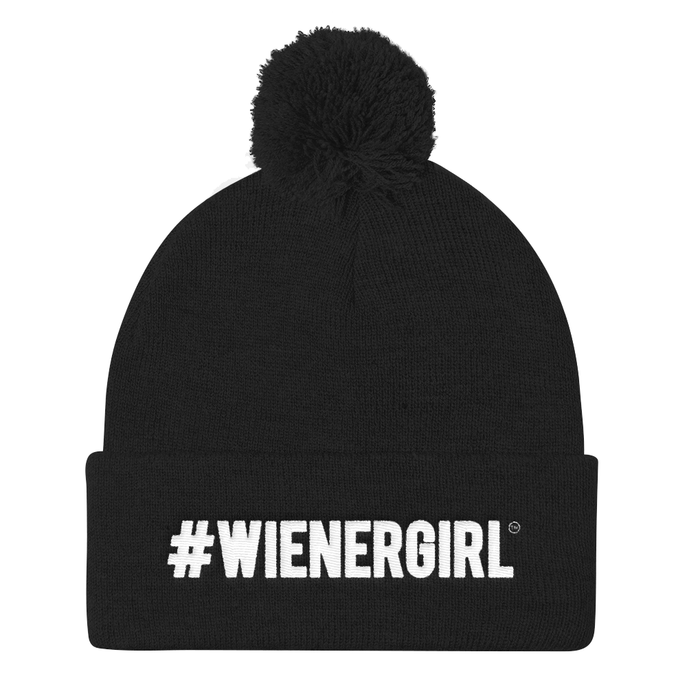 Women's | #WIENERGIRL | Pom Pom Knit Cap