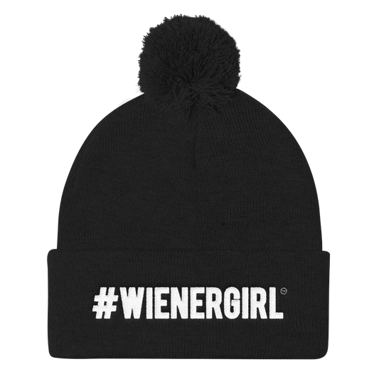 Women's | #WIENERGIRL | Pom Pom Knit Cap